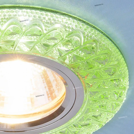 Встраиваемый точечный светильник Elektrostandard 2180 MR16 GR зеленый