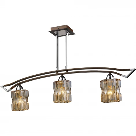 Потолочная люстра N-Light 481 481-03-13 chrome + wengue