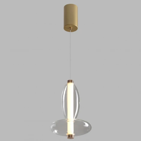 Светильник подвесной Crystal Lux QUASAR SP7W LED TRANSPARENT (220V, на проводе)