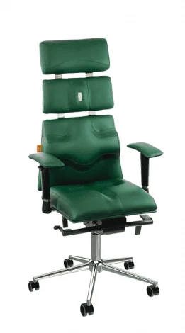 Эргономичное кресло Pyramid Kulik System Бежевая кожа