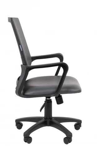 Офисное кресло Chairman 606 Россия экокожа серая 7215745