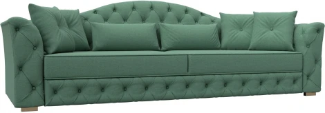 Диван прямой Артис (Зеленый/Рогожка) Лига Диванов арт.123265