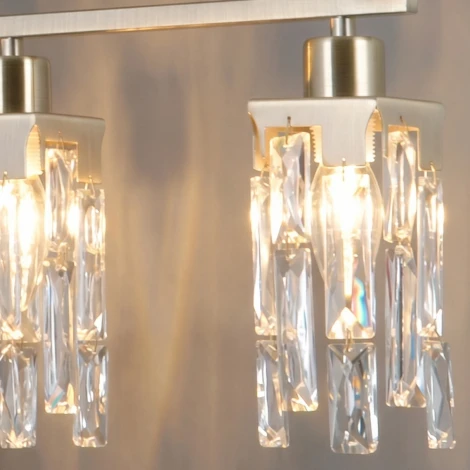 Подвесная люстра хрустальная ILLUMICO IL3601-5PSQ-26 AB DS