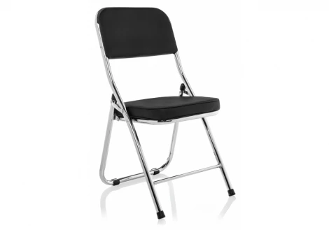 11070 Обеденный стул на металлокаркасе Woodville Chair раскладной черный 11070