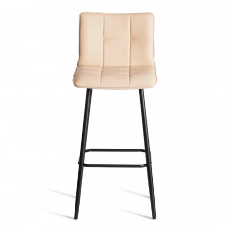 Барный стул Bari/Бари Tetchair (Металл,Экокожа/Бежевый) арт.24909