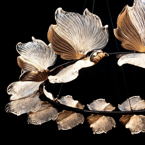 Подвесная люстра светодиодная с пультом с регулировкой цветовой температуры Modelux MODELUX ML.2412.800 BK