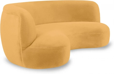 Диван Patti 2400 ОГОГО (арт.853229), (Мех/Светло-коричневый)