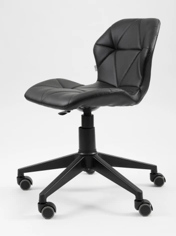 Кресло компьютерное MyFar Честер экокожа черный MF1045-1