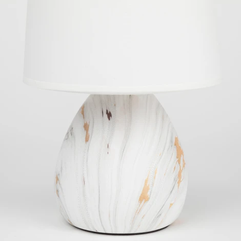 Интерьерная настольная лампа Rivoli Damaris D7037-501 (220V, выключатель)