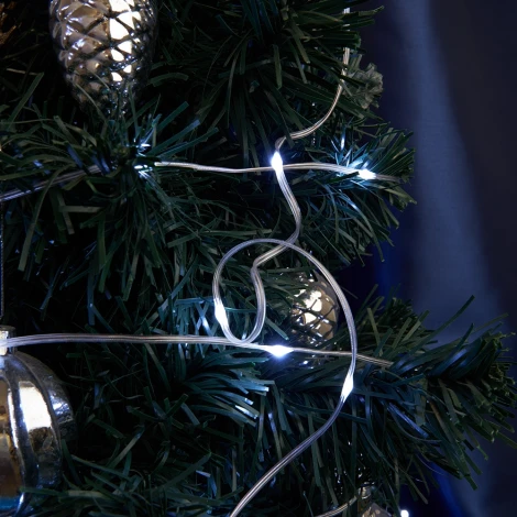 Светодиодная гирлянда Feron CL579 48623 линейная Роса 220V 5000К c питанием от сети