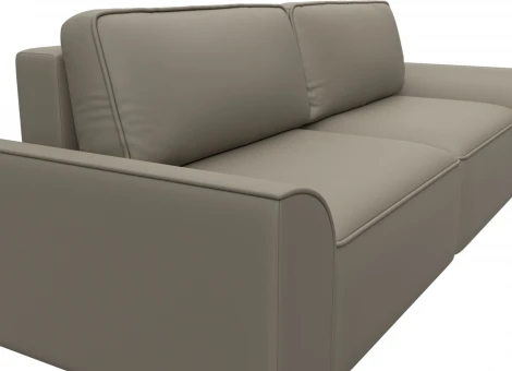 Диван прямой Лига-048 НПБ Лига Диванов (Экокожа) арт.128224