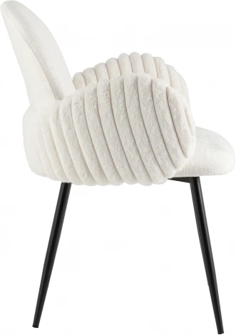 Стул обеденный Stool Group Wave Stripes букле белый арт.УТ000039505