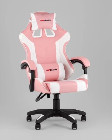 Кресло спортивное TopChairs MG-7035 розово-белый TopChairs УТ000042700