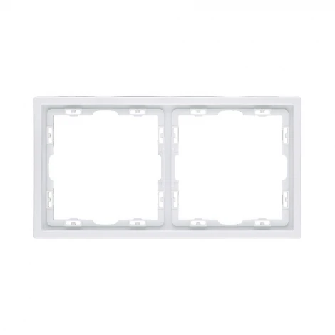 Рамка 2-постовая белый матовый Kollinger Eclipse EC2WH