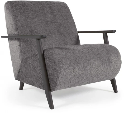 Кресло La Forma (ex Julia Grup) Meghan (Серый,Венге/ Пена,Дерево,Сосна,Ясень)