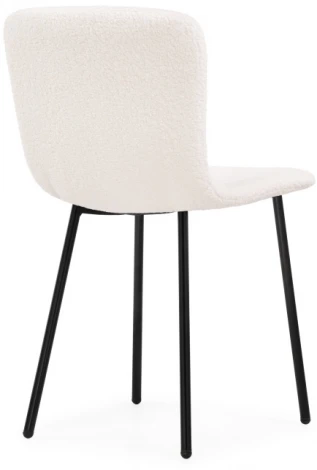 Стул Woodville на металлокаркасе Ursa black / white 15594