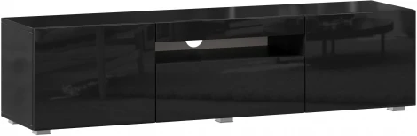 Тумба ТВ Бруклин,1500 черный глянец, Любимый дом