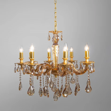 Подвесная люстра Abrasax 89432/8 (220V, на цепи, свеча)