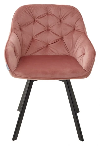 Стул GALE BLUVEL-52 PINK поворот.360 град., велюр