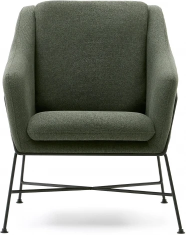Brida Кресло зеленое на черных стальных ножках La Forma (ex Julia Grup) арт.181451