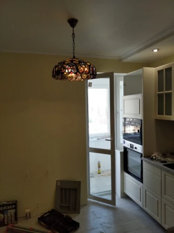 Подвесная люстра Velante 825-806-03 (220V, на цепи, цветы, круглые)