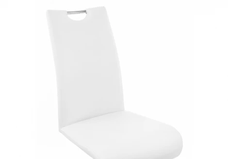 Обеденный стул на металлокаркасе Woodville Barlo белый 1783