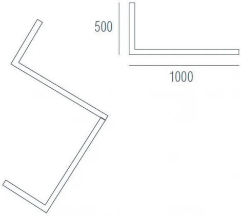 Потолочный светильник из алюминиевого профиля Donolux Element DL18516C082A57