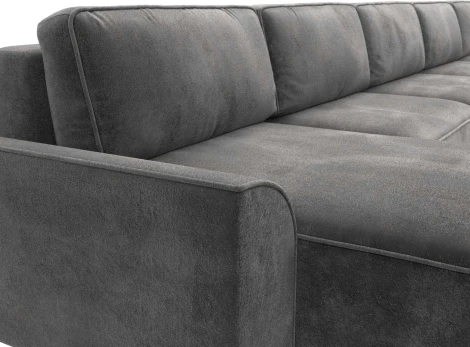 Диван п-образный Лига-048 НПБ МегаЛонг Лига Диванов (Велюр) арт.128332