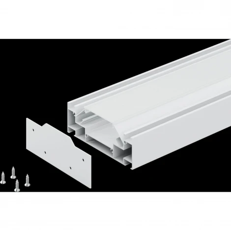 Профиль встраиваемый в натяжной потолок под трек Barra (1упаковка=6шт) Lightstar Barra Base 502420-6AI