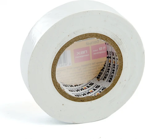 Изолента 013х19мм 20м белая Stekker 39910