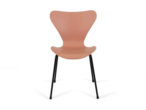 Комплект стульев Monty 4 шт. ОГОГО Обстановочка! 966368 (Пластик,Металл/Розовый)