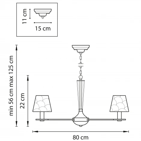 Подвесная люстра Lightstar Perla 707081 (220V, на цепи)