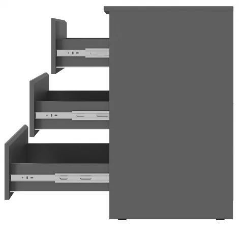 Комод БТС Симпл КМ-01, графит