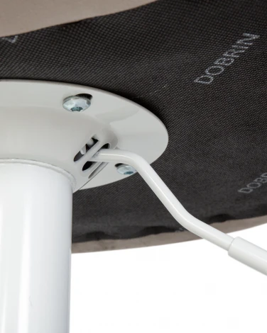 Стул барный TAILOR WHITE (серый велюр (MJ9-75))