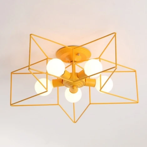 Потолочная люстра на штанге Asteri Yellow Imperiumloft Asteri01 (178358-26) (для детской, 220V)