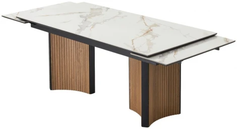 Стол СТРАДИВАРИ 180 цвет 116 BG, керамика / Дуб Американский M-City 64413