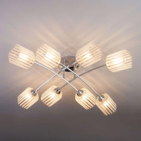 Потолочная люстра Eurosvet Ruby 30125/8 хром (220V)