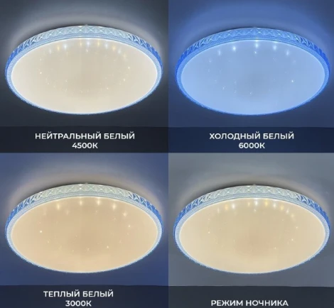Потолочный светильник Seven Fires Эйри 48013.45.72.77BL