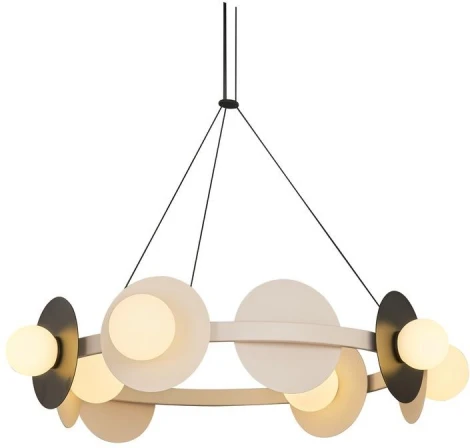 Подвесная люстра Alfa Light F3924-12 (LED, 220V, на тросе, шарики)