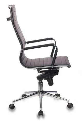 Кресло руководителя Бюрократ CH-883MB черный эко.кожа крестовина металл хром