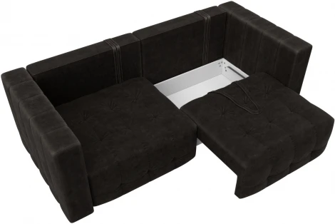 Диван прямой Лига-052 НПБ Лига Диванов (Велюр) арт.128768