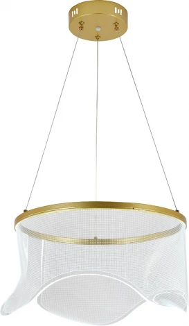 Подвесной светильник с таймером (14029/1P Gold) Indigo Veletta V000164L (LED, 220V, пульт управления, на тросе)
