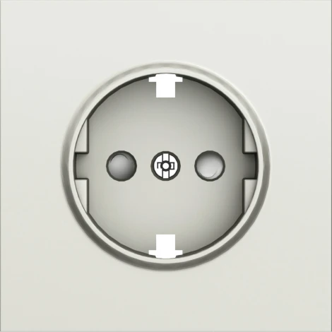 Накладка для розетки Schuko с заземлением, со шторками 16A 250 В~, шампань Donel S08 DS22051