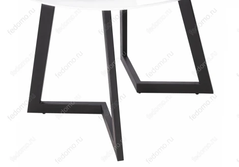 Стеклянный стол Woodville Алингсос 100(140)х100х76 белый / белая шагрень 462387