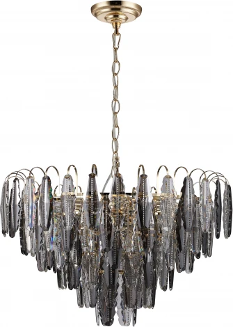 Подвесная большая люстра Stilfort Florin 1021/03/18P (220V, хрусталь, на цепи, круглые)