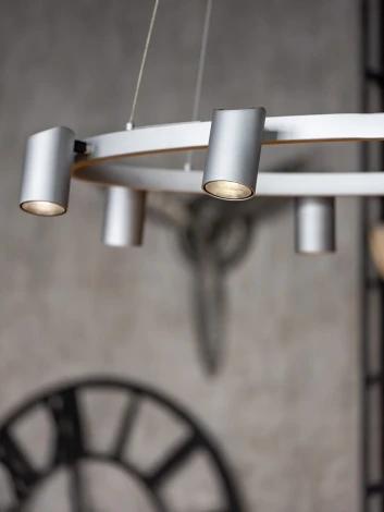 Подвесной светильник Vele Luce Zoom 983 VL10113P08 (LED, 220V, на тросе, круглые)