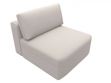 Модуль диван Лига-060 НПБ (ЛДСП,Брус,Фанера,Замша/Бежевый) Лига Диванов 129544