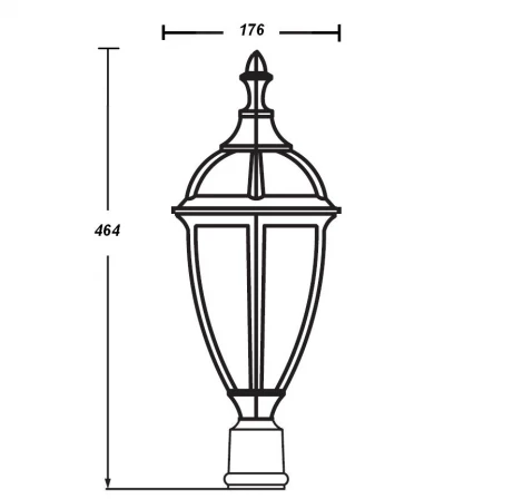Уличный консольный светильник Oasis Light California S 84203
