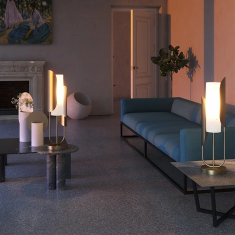 Интерьерная настольная лампа Maytoni Сipresso Z014TL-01G (220V, выключатель)