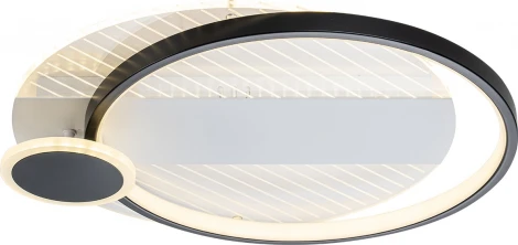 Потолочная люстра с таймером Escada Concept 10226/3 ROUND LED*60W Black/White (220V, пульт управления)